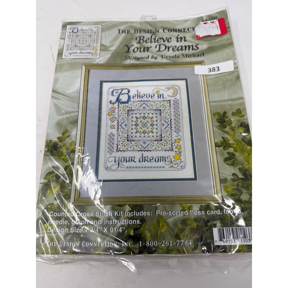 Design Connection Believe in Your Dreams Cross Stitch Kit Ursula Michael K8-1103